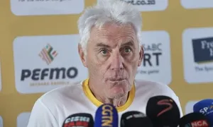 Broos Reveals Strategic Reason for Benching Ngezana Against Lesotho