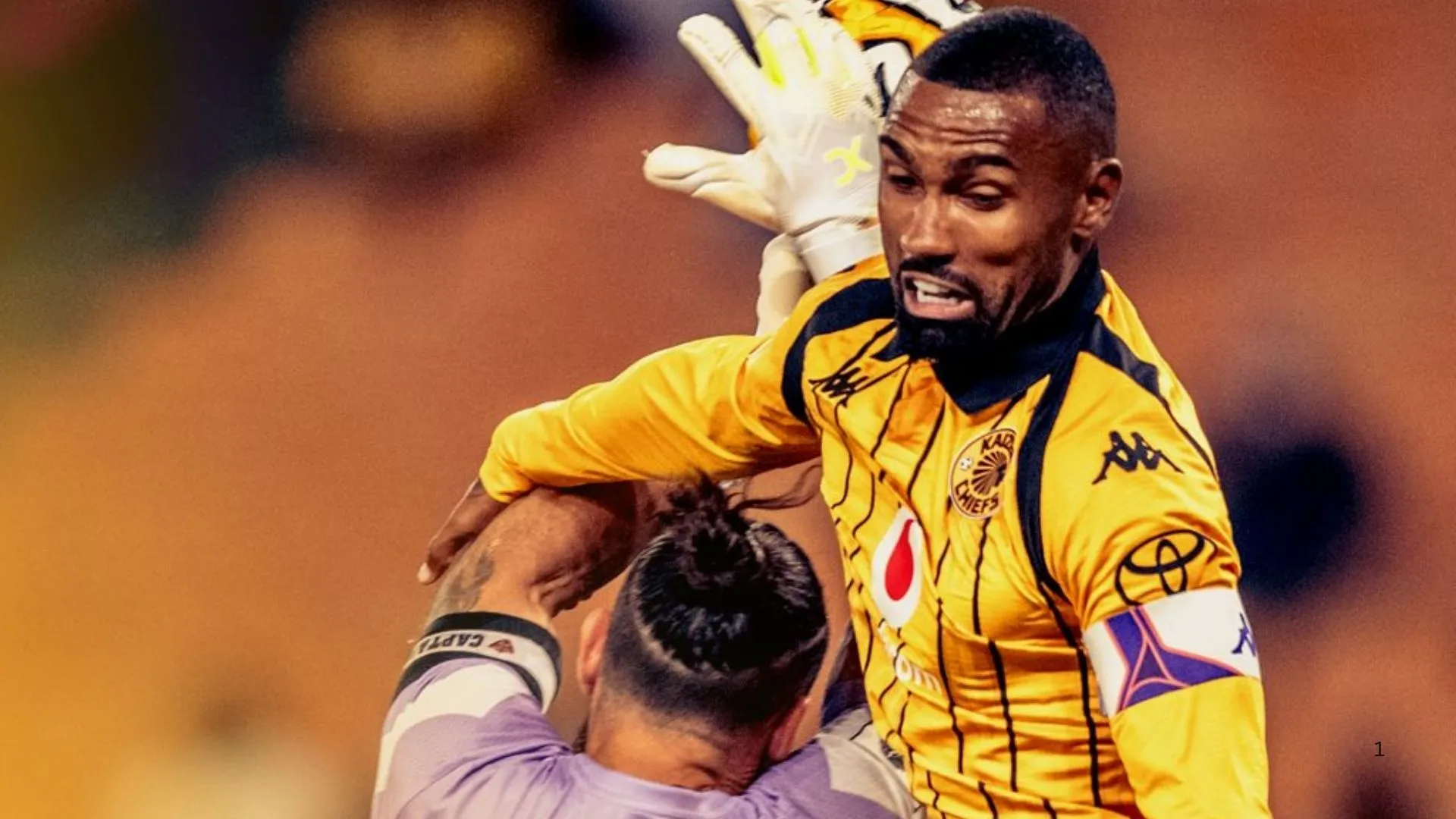 Inacio Miguel of Kaizer Chiefs playing against Stellenbosch FC.