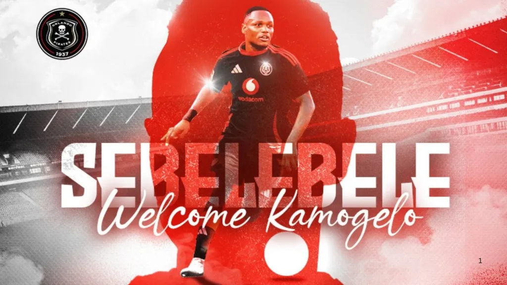 Kamoglo Sebelebele has signed for Orlando Pirates.