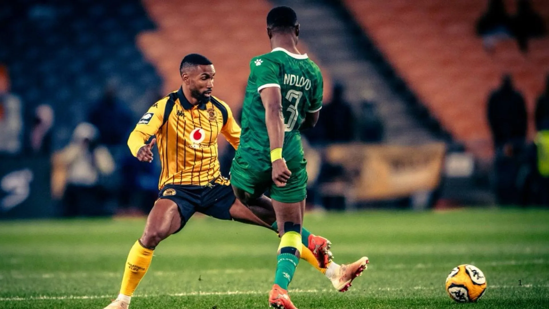 Inacio Miguel of Kaizer Chiefs in action against Sekhukhune United.