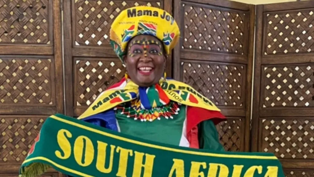 South Africa superfan Mama Joy Chauke. 
