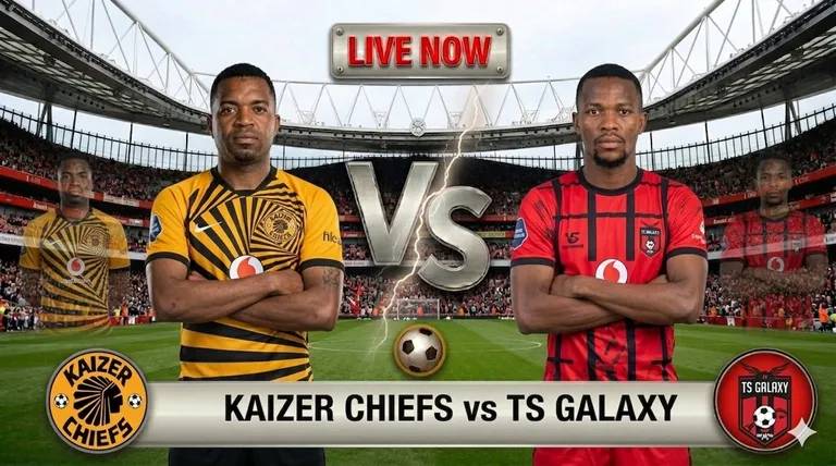 Live: Kaizer Chiefs vs TS Galaxy &ndash; Follow PSL goals, play-by-play & match updates