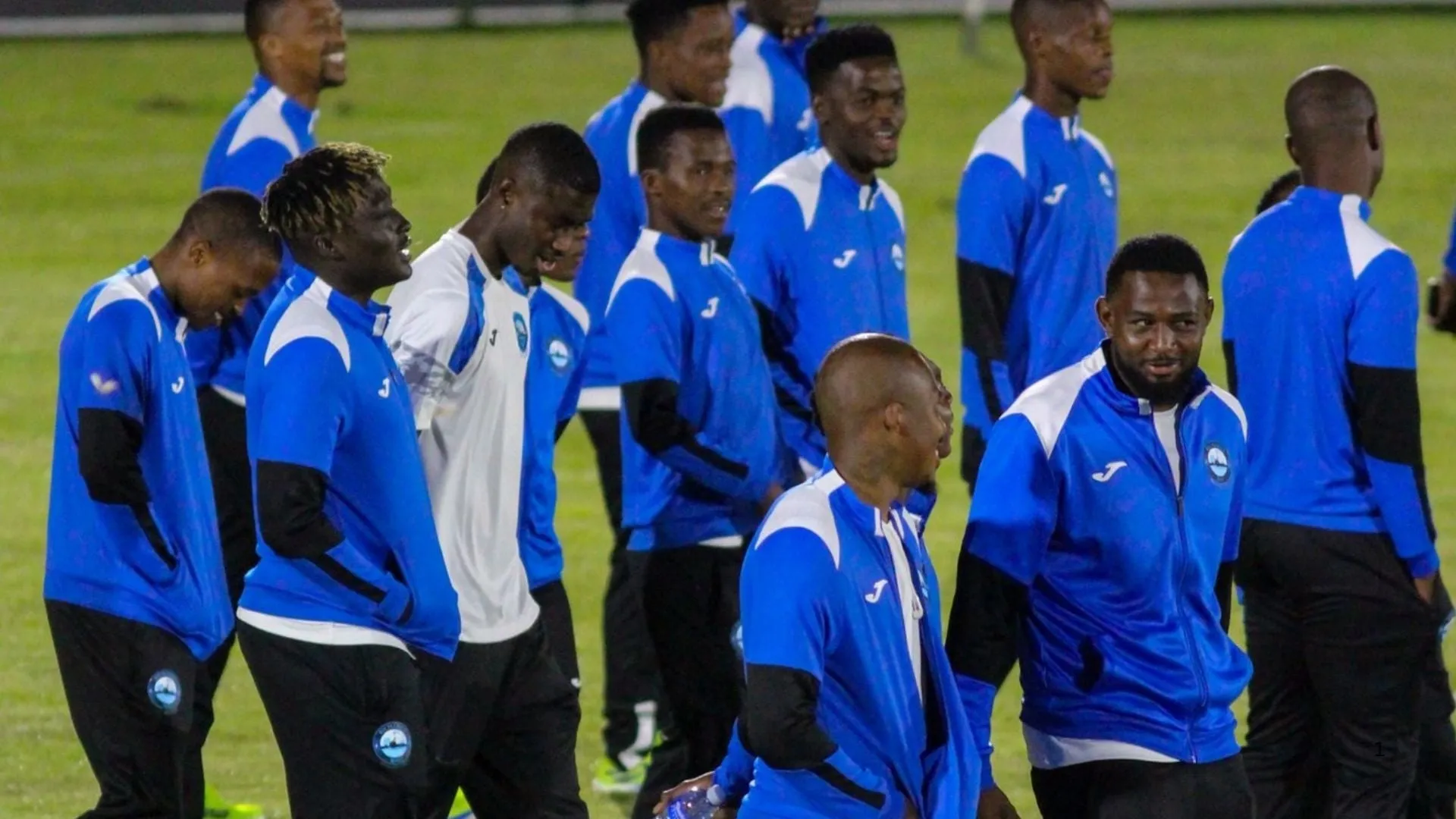Richards Bay players feel the pitch