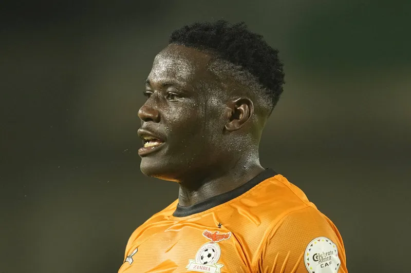 January 24 2024: Lameck Banda (Zambia) // during a African Cup of Nations Group F game, Zambia vs Morocco, at Stade Laur