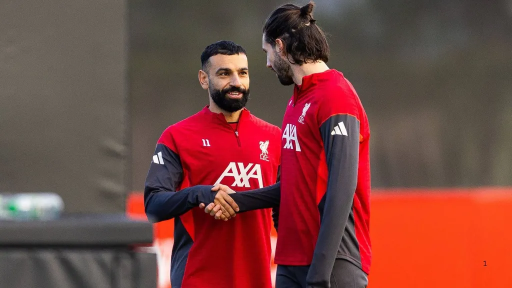 Mohamed Salah in Liverpool training. Photo – Imago