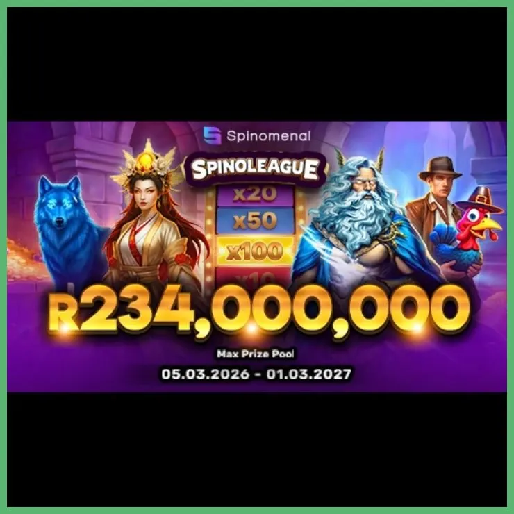 Bet.co.za Spinoleague promotional banner offer R234,000,000 from 5 March 2026 to 1 March 2027.