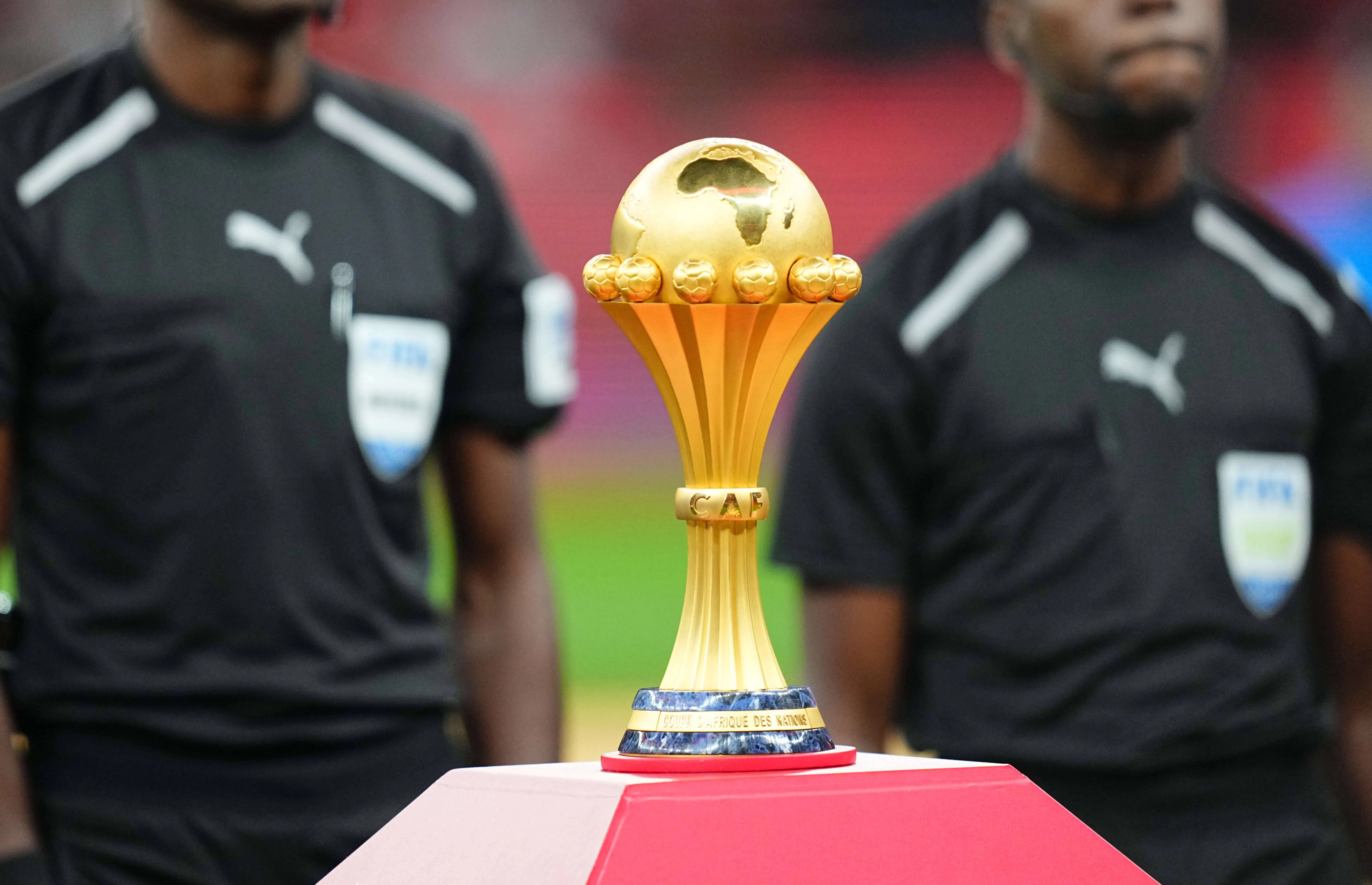 The African cup of nation trophy