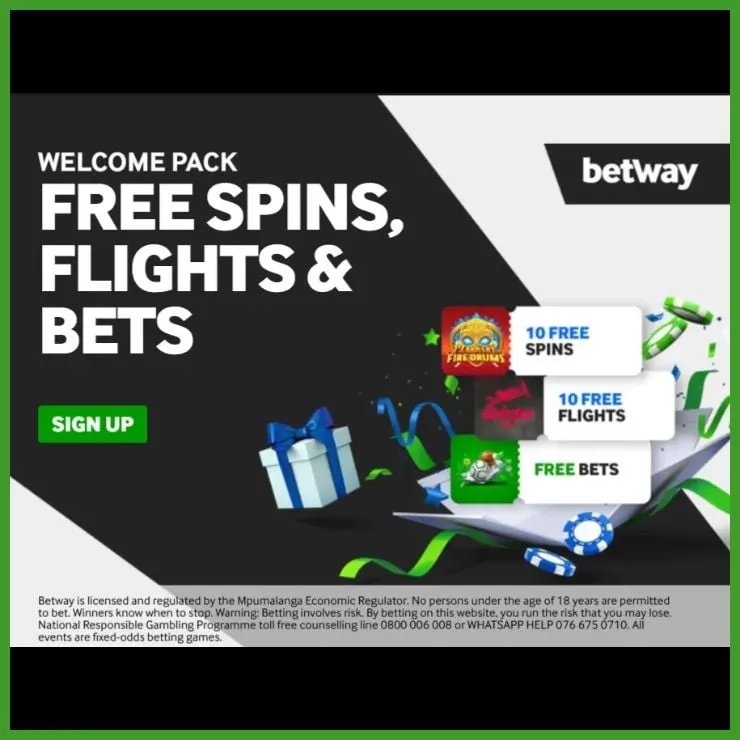 Betway welcome bonus promotional banner