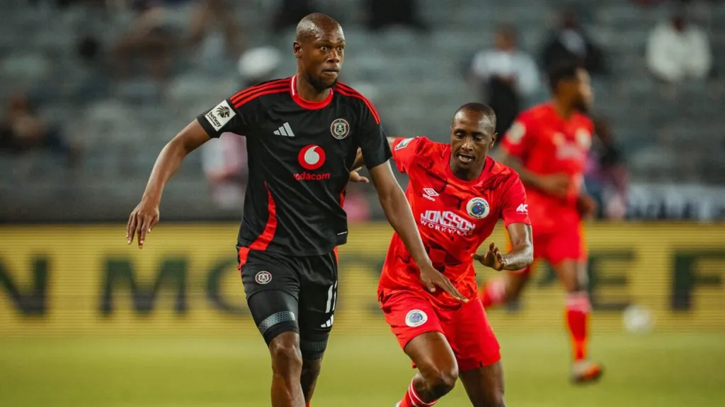 Evidence Makgopa against SuperSport United. Photo Orlando Pirates