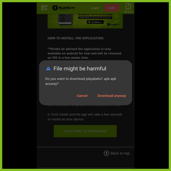 Playabets app download