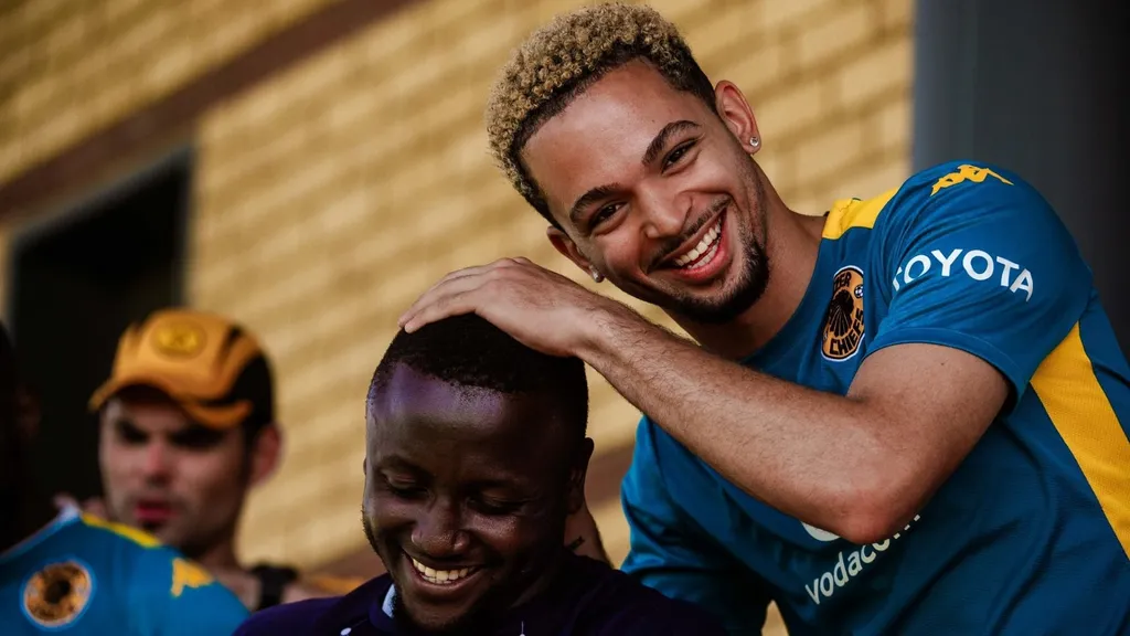 Bruce Bvuma and Aden McCarthy Kaizer Chiefs