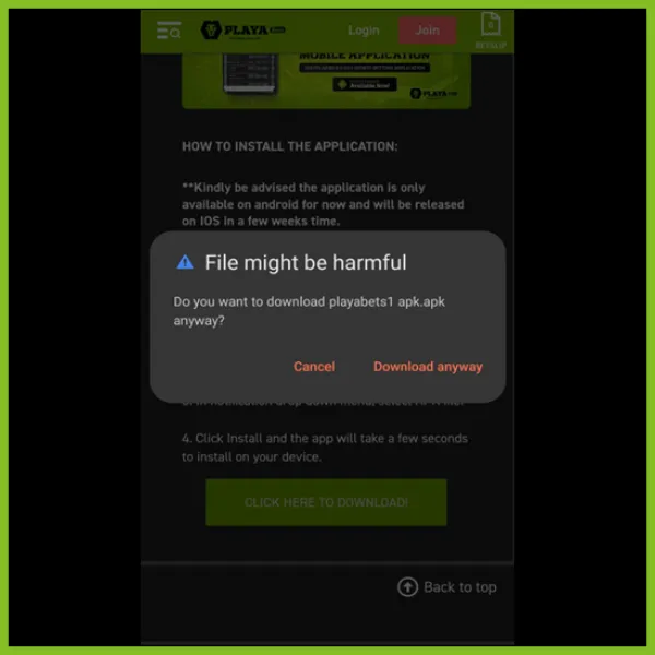 Playabets app download