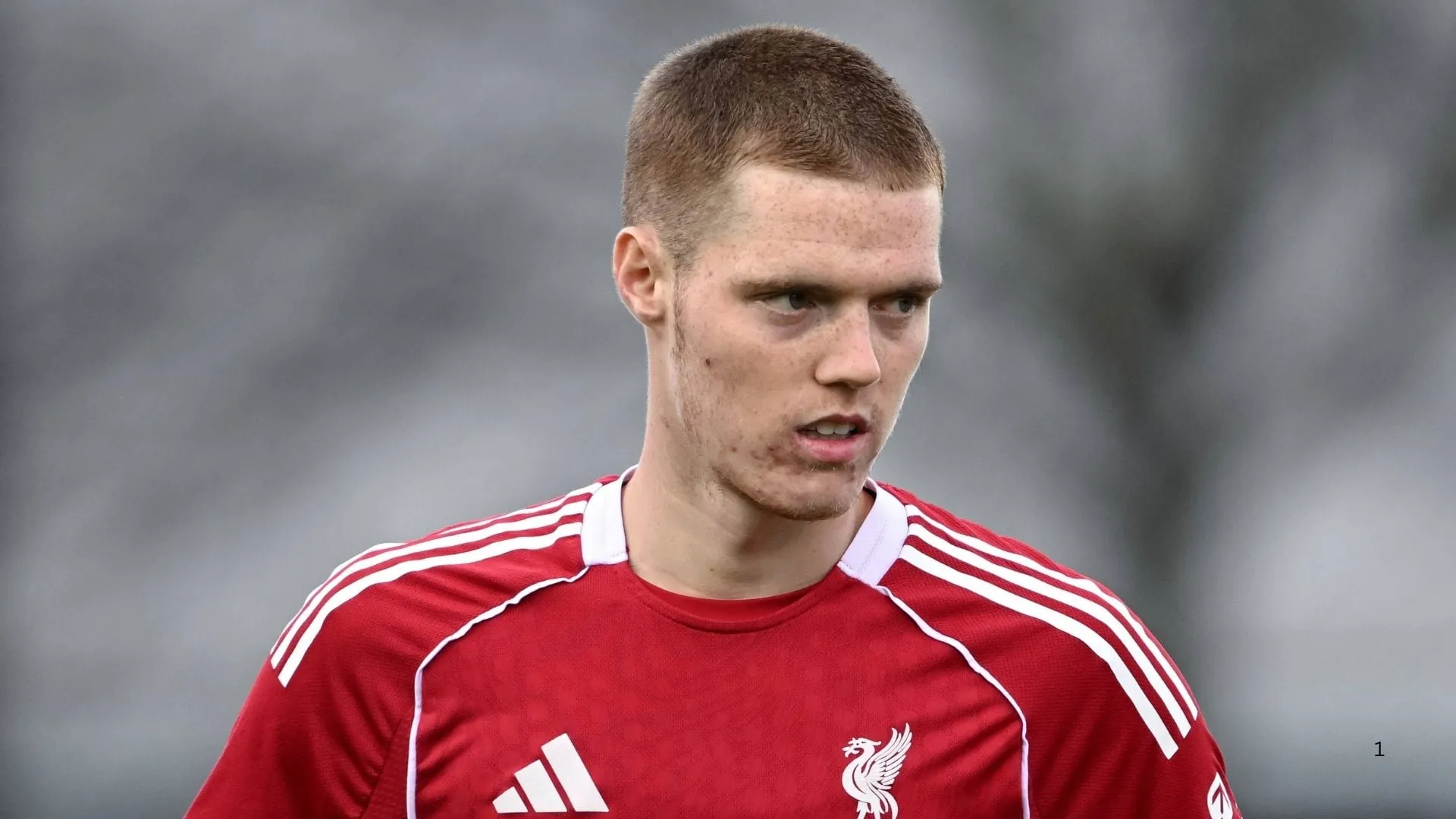 Liverpool defender Carter Pinnington