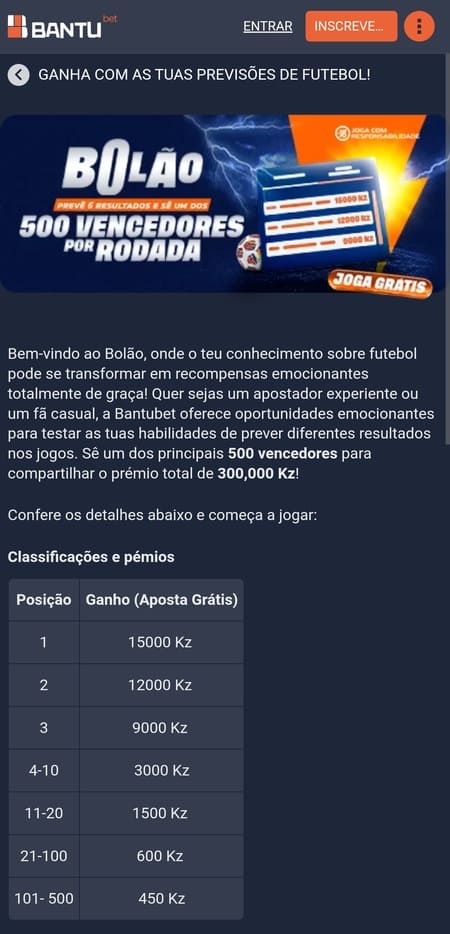 Bolão da Bantubet