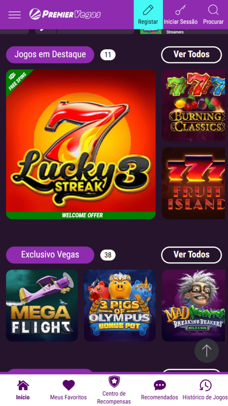 jogos de casino da Premier Bet