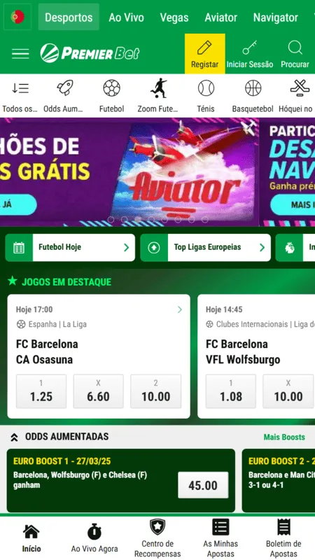 Premier Bet app