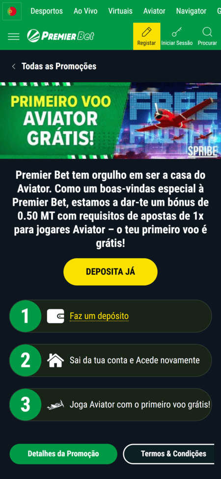 Bónus de Boas-Vindas para Jogar Aviator na Premier Bet