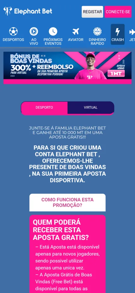 Bónus de Boas-Vindas para Jogar Aviator na Elephant Bet
