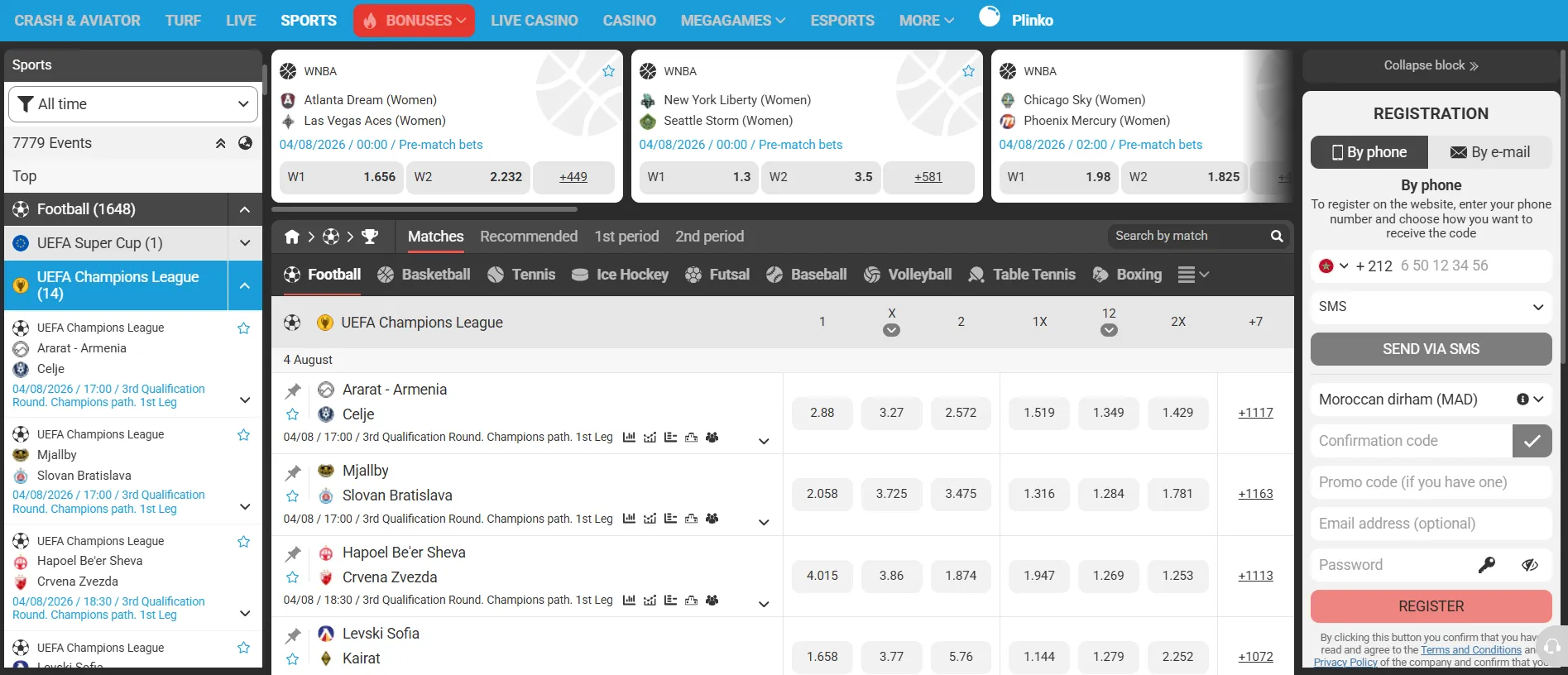 Megapari top 10 meilleurs sites paris sportifs ci