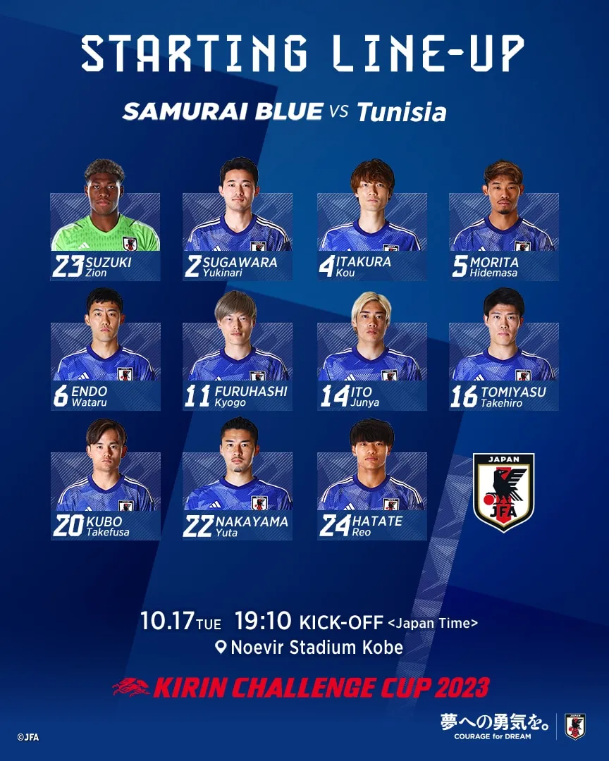 Compo Japon-Tunisie