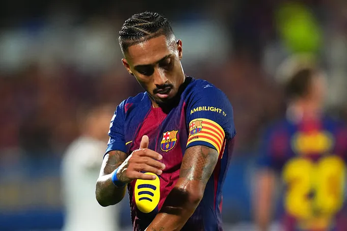 Bar&ccedil;a Barcelona Raphinha 