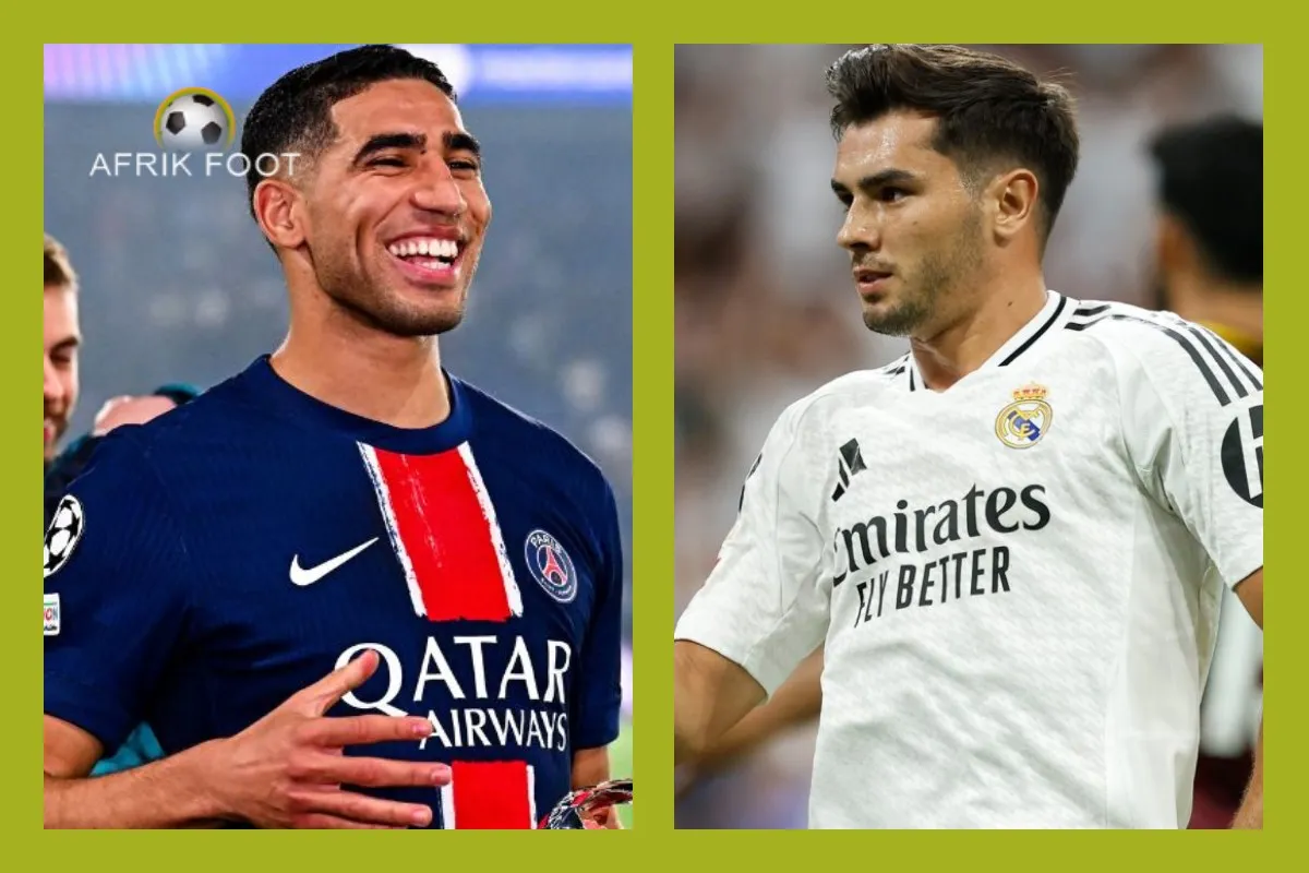 Brahim Diaz r&eacute;agit au sacre d&rsquo;Achraf Hakimi et du PSG