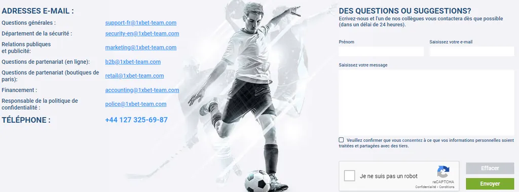 service client 1xbet