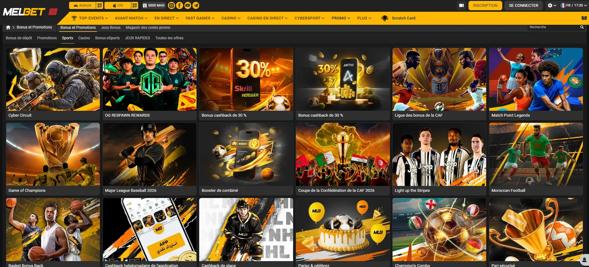 Meilleur Cashback Paris Sportifs Melbet