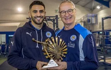 Mahrez &eacute;lu Footballeur africain de l&rsquo;ann&eacute;e BBC