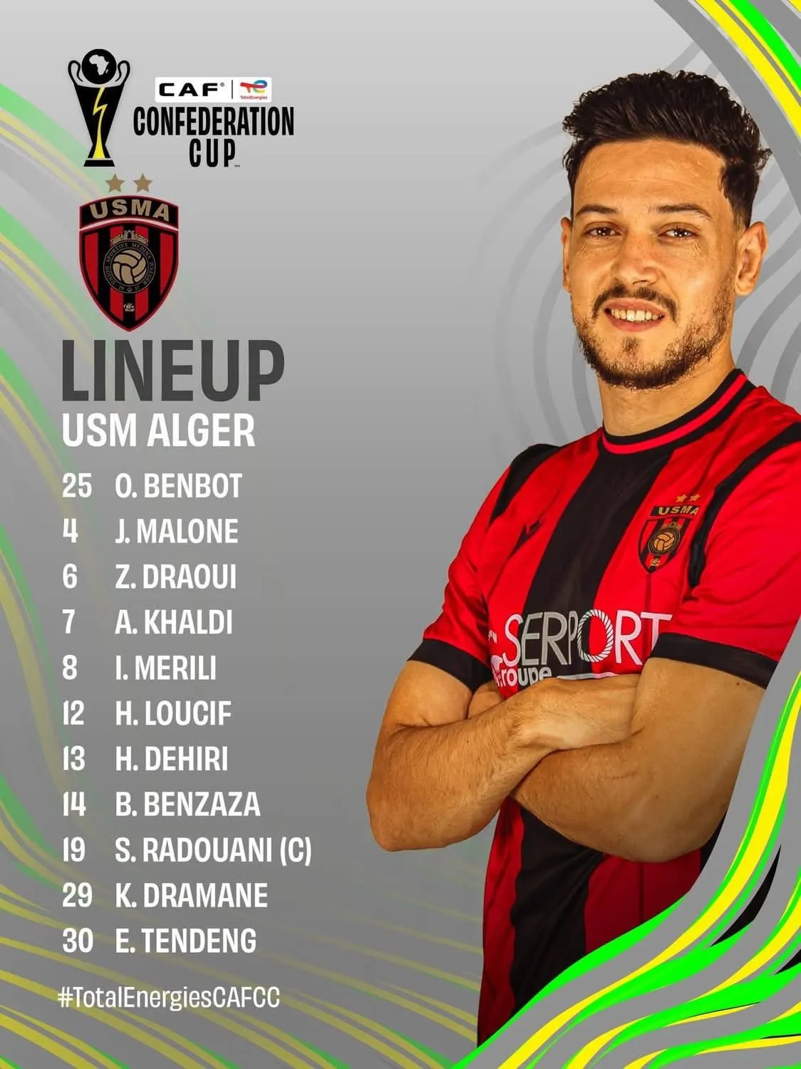CAF Cup: Dramatic Finish in Algeria, USM Alger Wins First Leg Final in 98th Minute