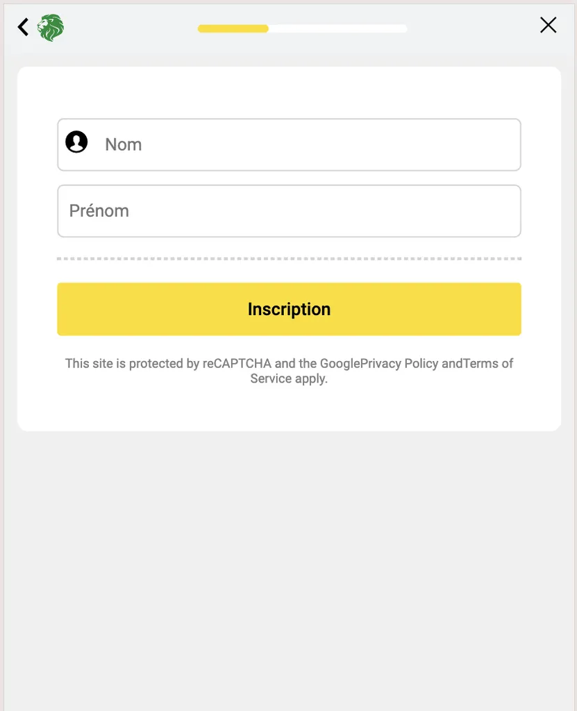 S'inscrire sur l'APK Sunubet 