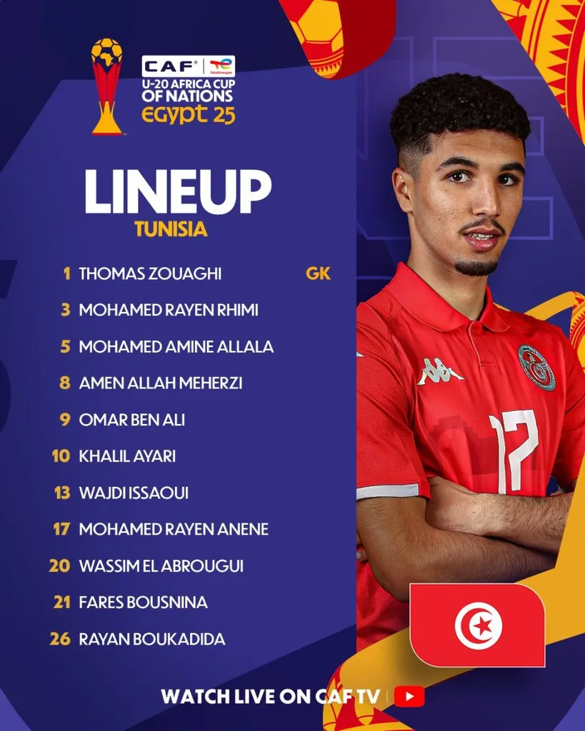 Compo Tunisie U20 contre Nigeria U20