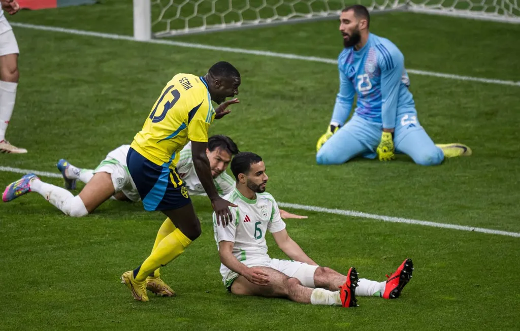 Alg&eacute;rie, Su&egrave;de, match amical, Zerrouki, Sema
