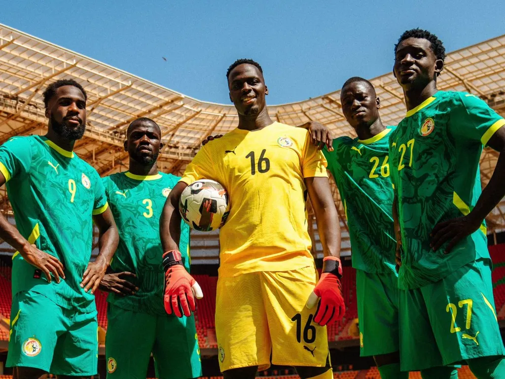 Le maillot domicile du S&eacute;n&eacute;gal