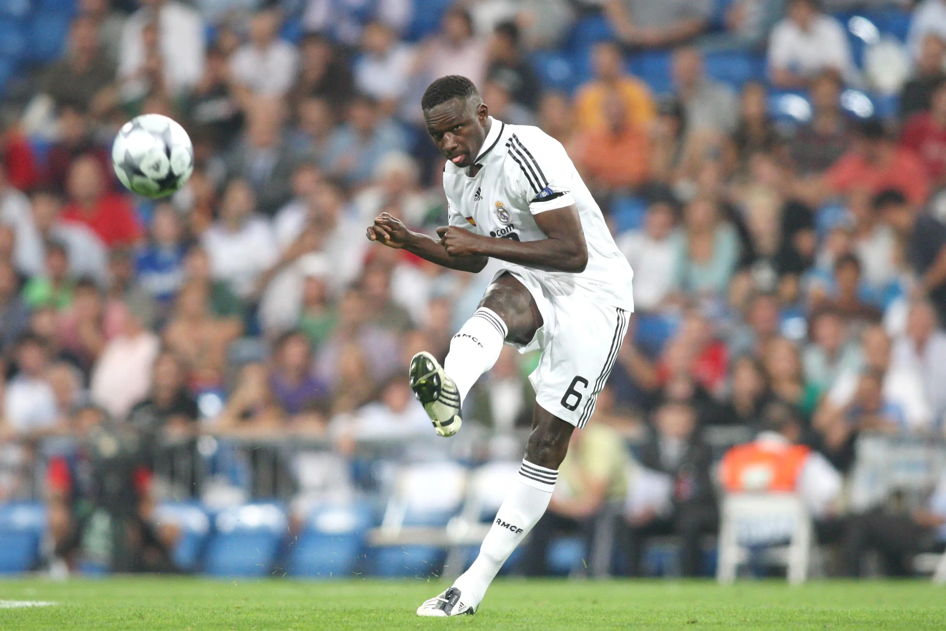 Mahamadou avec le Real Madrid.