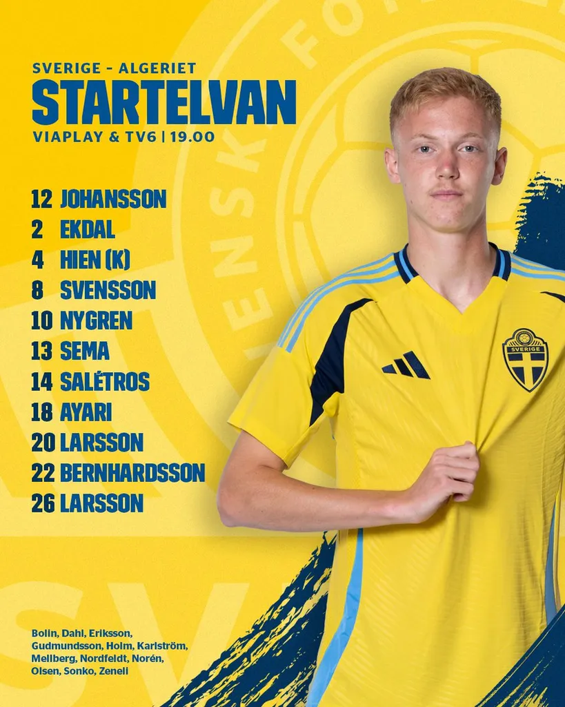 Compo Su&egrave;de contre Alg&eacute;rie