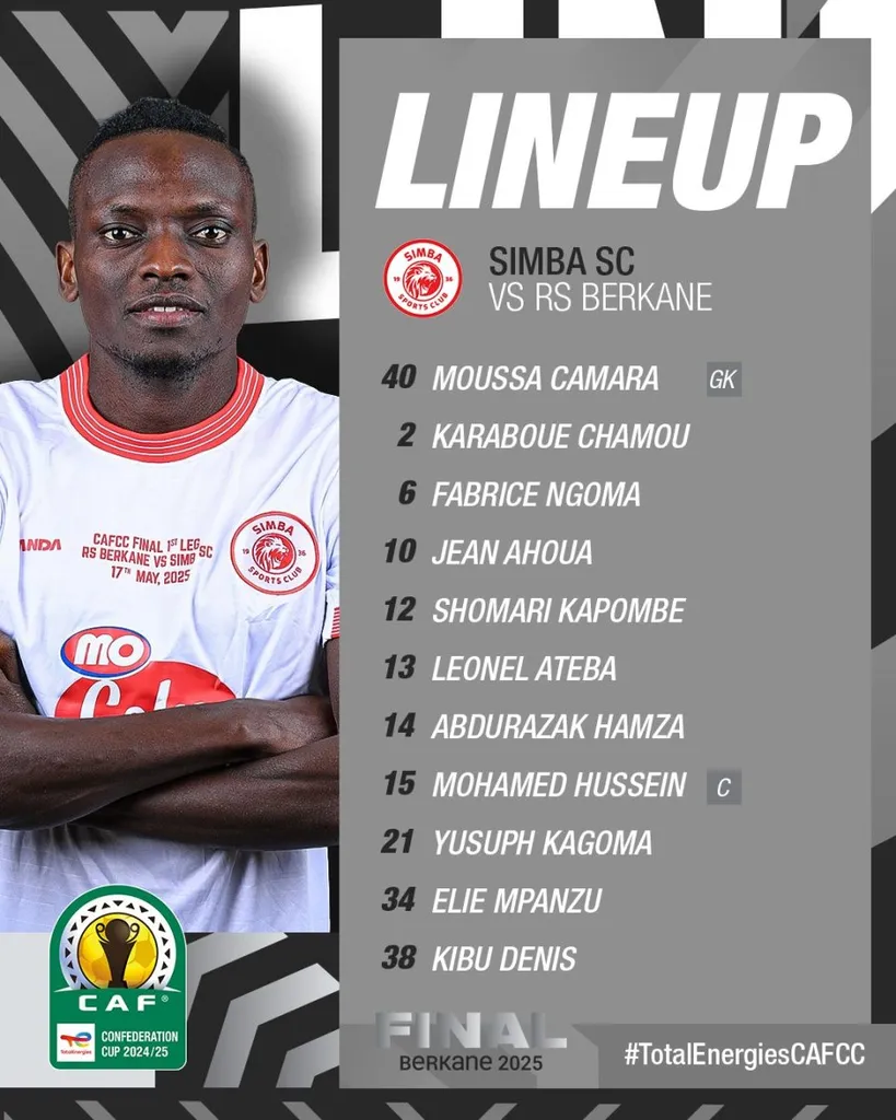 Compo de Simba contre Berkane