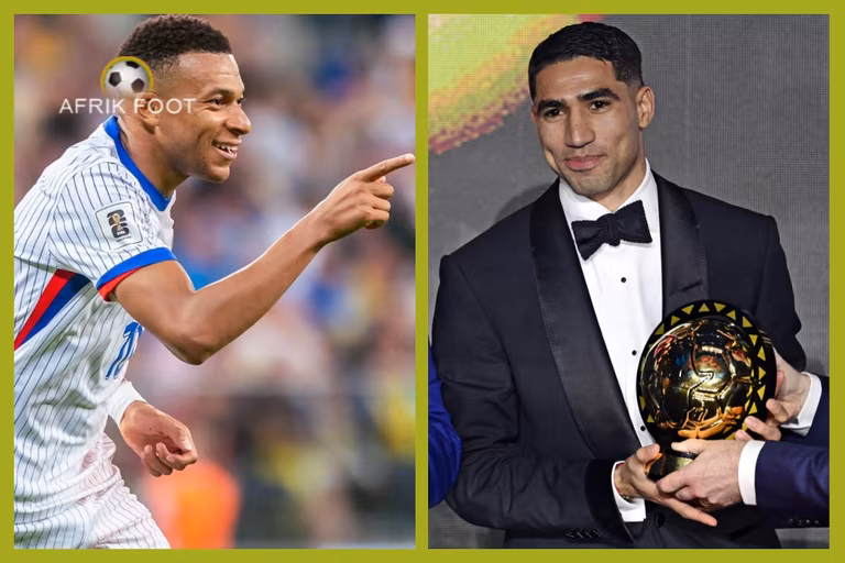 Ballon d&rsquo;Or Africain : &ldquo;roi d&rsquo;Afrique&rdquo;, le message sympa de Mbapp&eacute; pour Hakimi