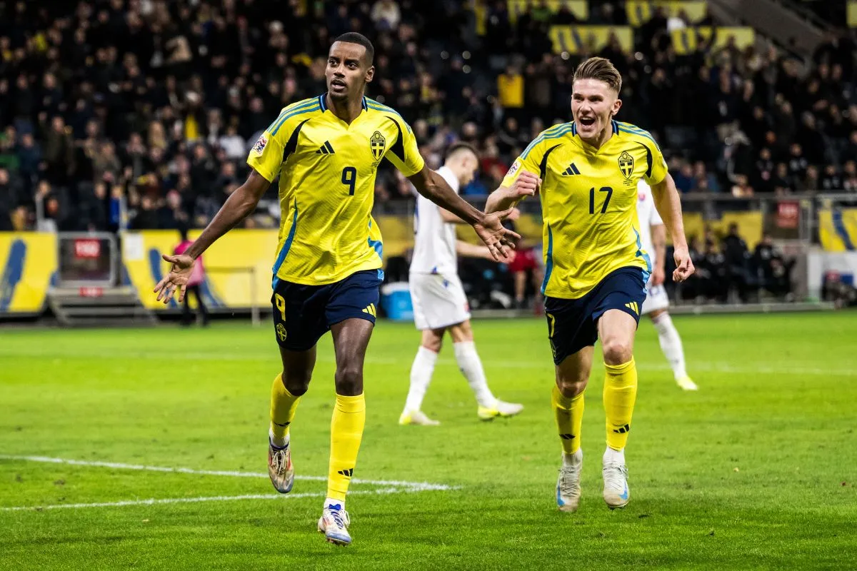 Gyokeres et Alexander Isak dans la liste de la Su&egrave;de pour le match contre l&rsquo;Alg&eacute;rie