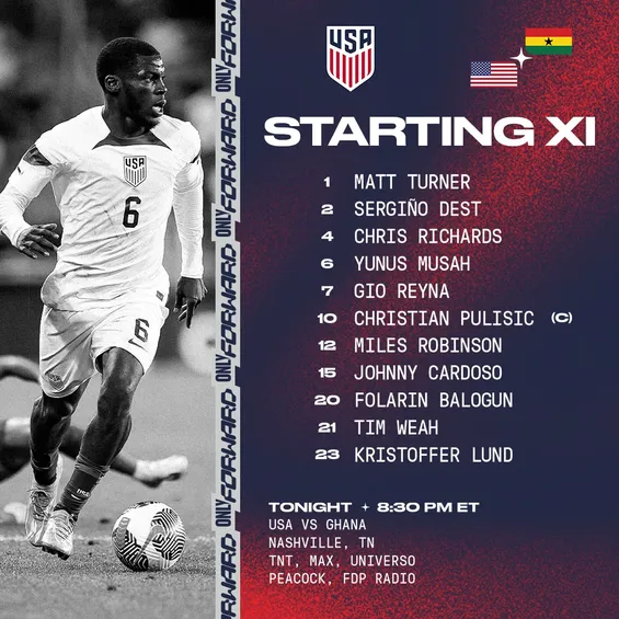 compos Etats-Unis - Ghana