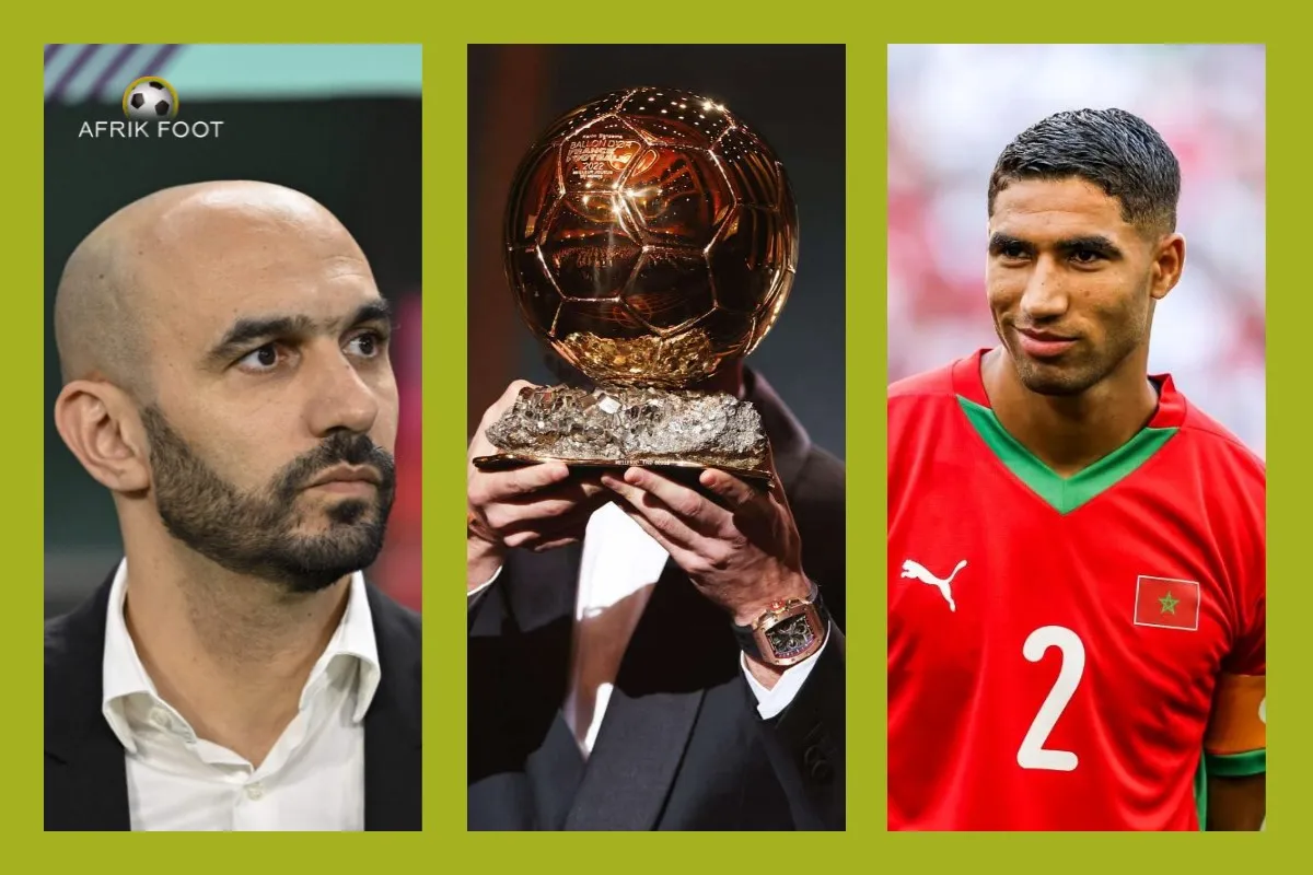 Ballon d&rsquo;Or : Regragui donne un gros indice sur le classement d&rsquo;Hakimi