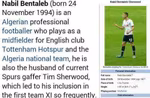 Tottenham : Le compte Wikip&eacute;dia de Bentaleb pirat&eacute;