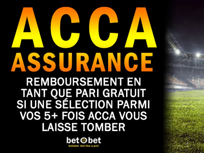 Réclamez votre bonus de ACCA MAINTENANT!