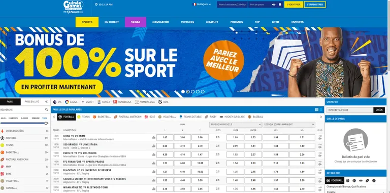 Guin&eacute;e Games : notre avis d&eacute;taill&eacute; sur cette plateforme de paris sportifs en 2026