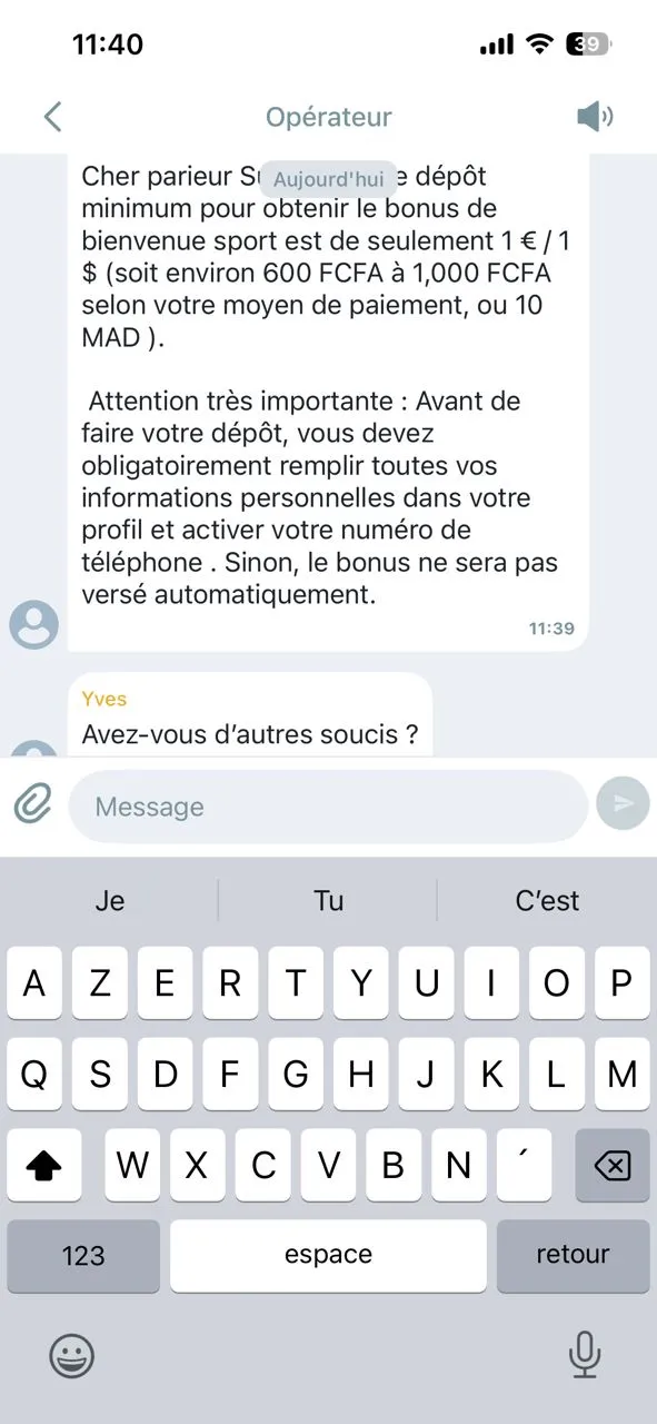 Notre avis MelBet sur le chat avec un op&eacute;rateur