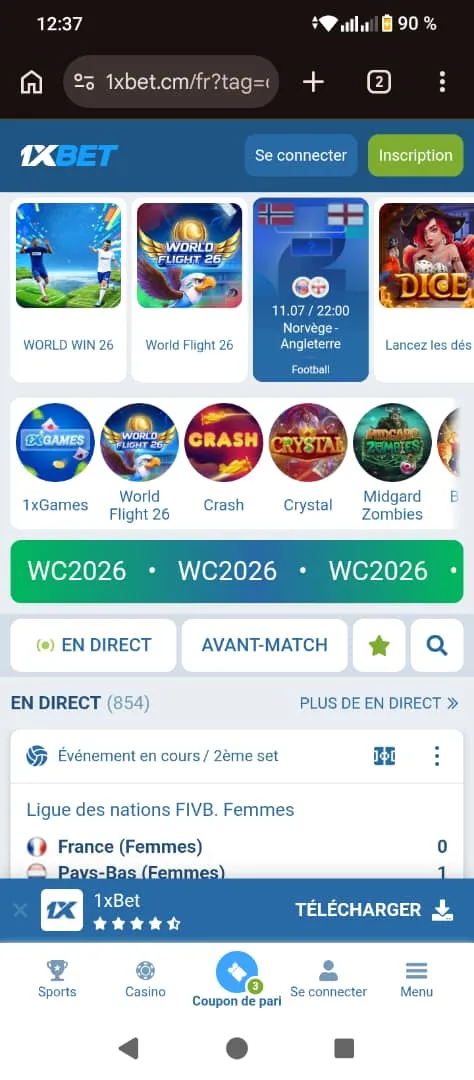 Code promo 1xBet Juillet 2026 : PLAYAF pour un bonus 200 % jusqu&rsquo;&agrave; 200 &euro;