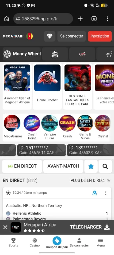 APK Megapari : T&eacute;l&eacute;charger l&rsquo;app mobile sur iOS et Android gratuitement