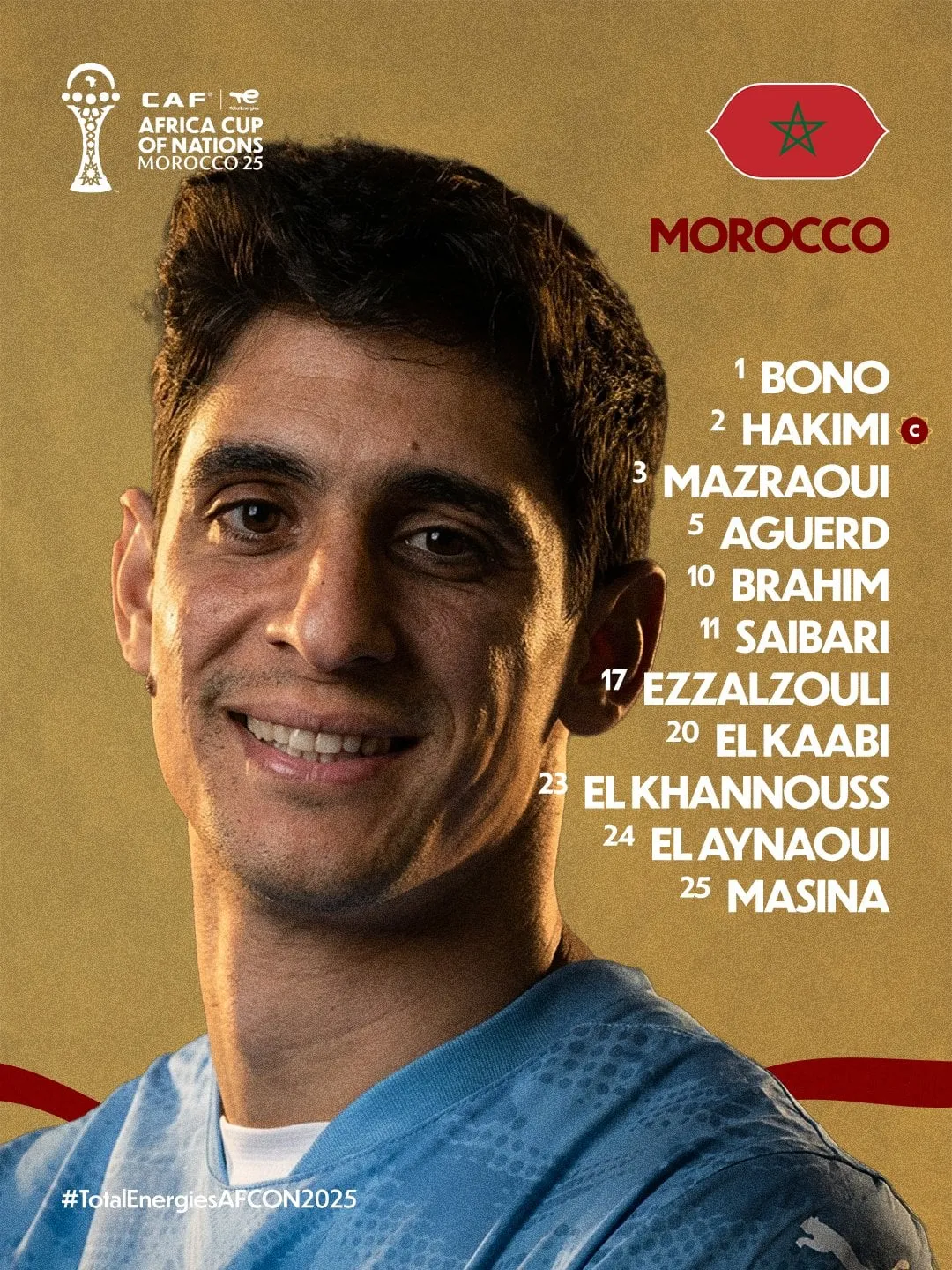 Compo Maroc contre S&eacute;n&eacute;gal finale CAN 2025