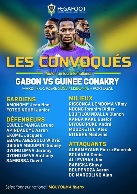 Liste Gabon