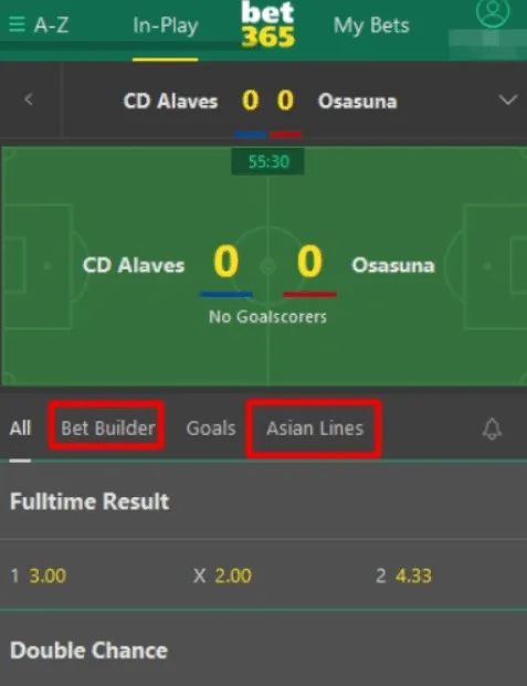 Paris en direct Bet365